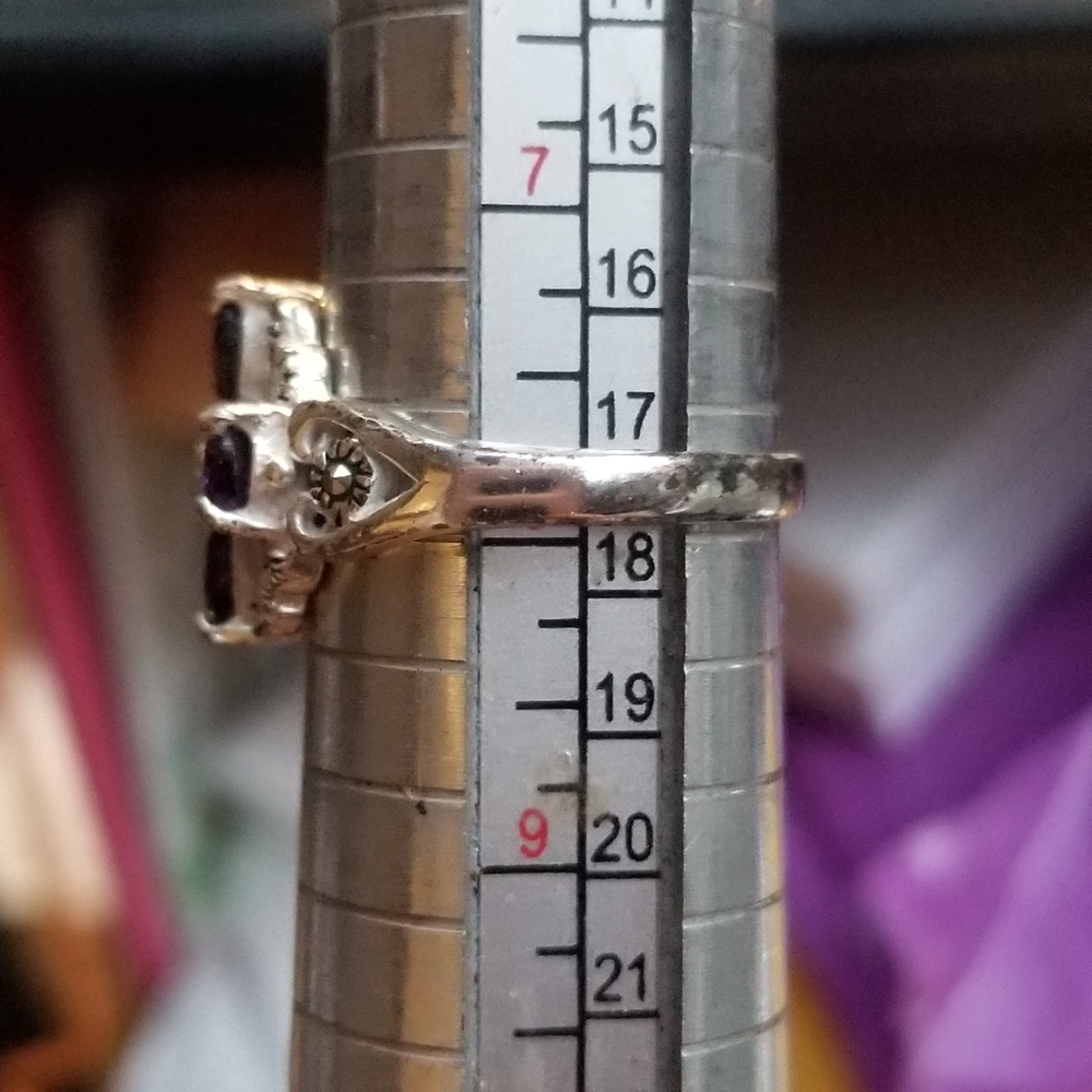 Amethyst And 925 Ring - image 2